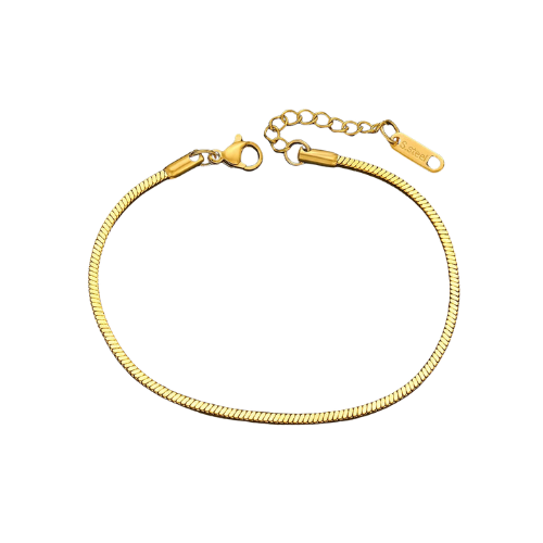 Sebastian® Pulsera Snake Square Acero Unisex