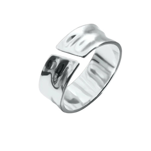 Duca® Anillo Wide Punk Gold 18K Hombre