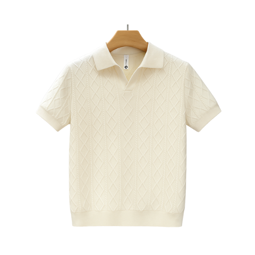 Renzo® Collared Neck Knit Polo